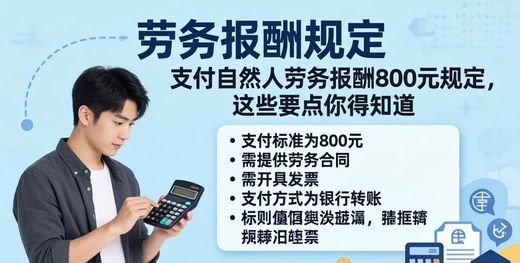个人所得税劳务报酬800元扣除规定_自然人劳务报酬个税计算方法_怎样写支付劳务费说明