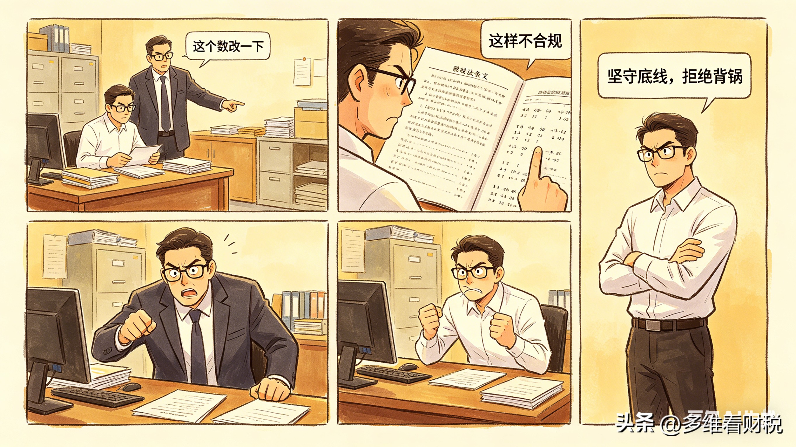 会计越老越谨慎 税务越干胆子越小 税务风险规避_财税行业资讯