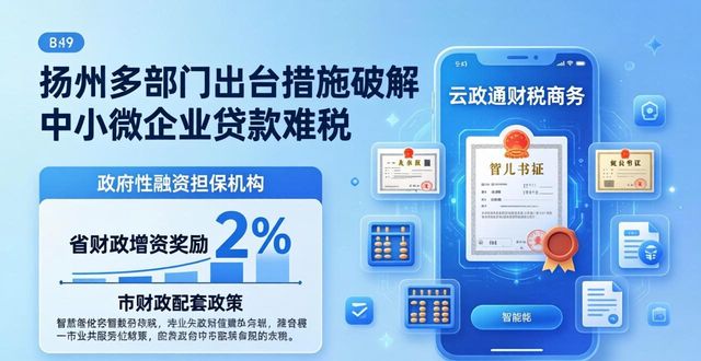 扬州市中小微企业融资政策_扩大融资供给降低融资成本优化融资机制_小微企业应收账款融资