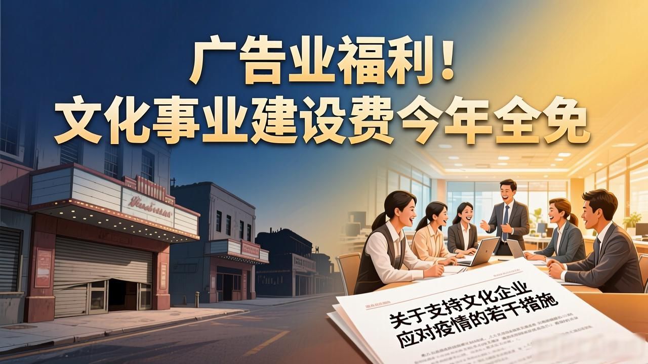 广告业税费支持政策_广告业文化事业建设费免征_文化事业建设费减免政策 适用行业范围